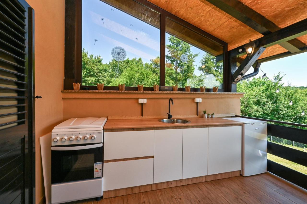 فيلا Jungle House With Private Pool And Hot Tub Sveti Ivan Zelina المظهر الخارجي الصورة